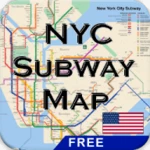 new york city subway map android application logo